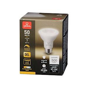 Ampoule-réflecteur DEL PAR20, 7 W