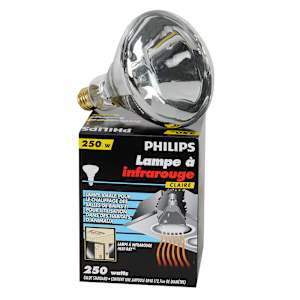 Lampe à infrarouge BR40 claire 175 W
