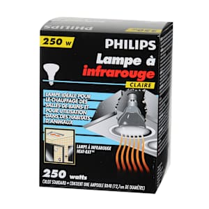 Lampe à infrarouge BR40 claire 175 W