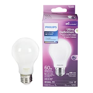 Ampoule DEL A19, 8 W lumière du jour