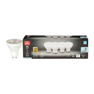 GU10 LED Reflector Light Bulb 6.5 W Pkg/4