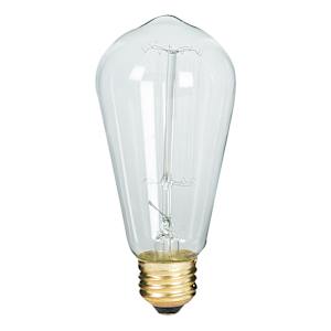 Vintage S60 Incandescent Light Bulb 40 W