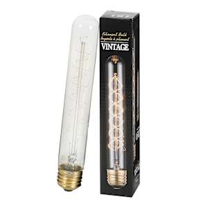 Vintage T28 Incandescent Light Bulb 60 W