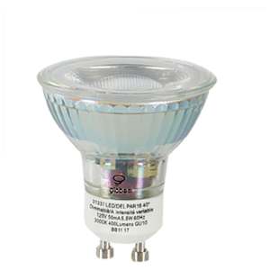 Ampoules-réflecteurs DEL GU10  5,5 W Pqt/4