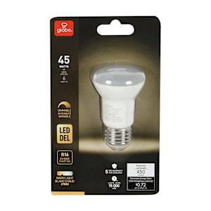 Ampoule DEL R16 blanc chaud 6 W