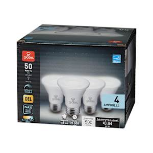 PAR20 LED Reflector Light Bulb 7 W Pkg/4