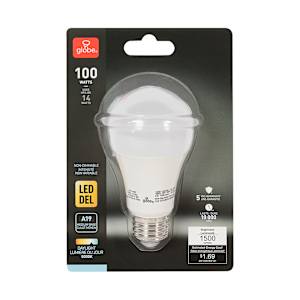 Ampoule DEL A19 blanc froid 14 W