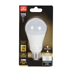 Ampoule DEL A19 blanc chaud 15 W