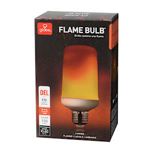 E26 Warm White LED Flame-Light Bulb 5 W