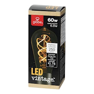 Vintage ST19 LED Light Bulb 6.5 W
