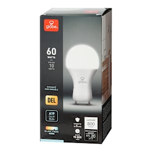 A19 LED Light Bulb Daylight 10 W