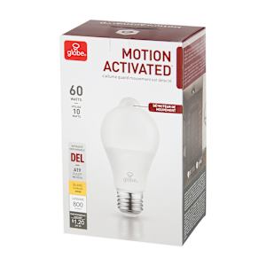 Motion Activated LED Light Bulb 10 W