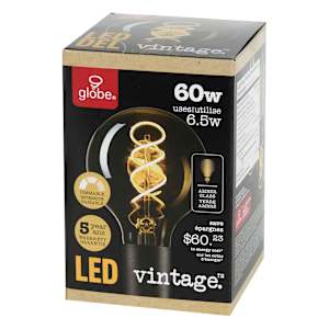 Ampoule DEL Vintage G25, 6,5 W