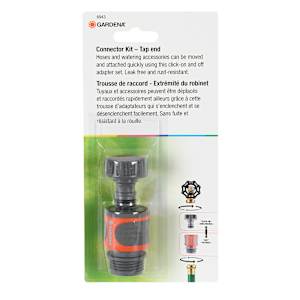Raccord et adaptateur rapides pour tuyau d'arrosage GARDENA