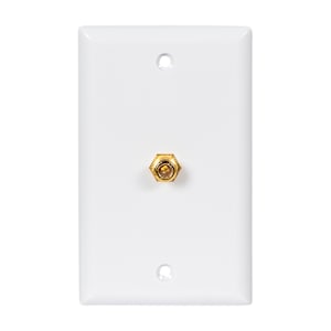 Coaxial Cable Wall Plate