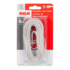 Modular Telephone Line Cord 25 ft.