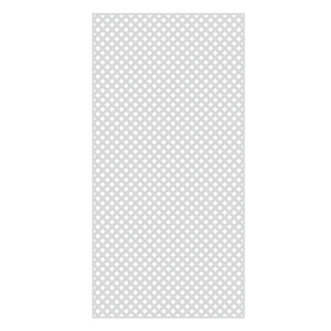 White PVC Privacy Lattice 4 ft. x 8 ft.