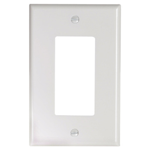 Plaque simple surdimensionnée pour interrupteur Decora