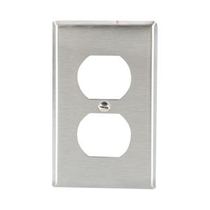 Stainless Steel Single Outlet Plate