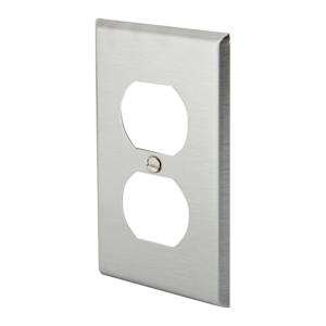 Stainless Steel Single Outlet Plate