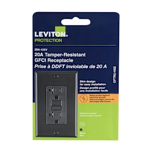 Secure GFCI Electrical Outlet 20 A Decora