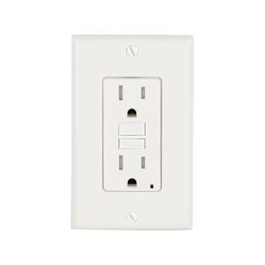 Secure GFCI Electrical Outlet 15 A Decora