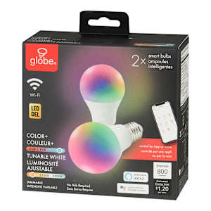 Ampoules intelligente DEL A19, 10 W Pqt/2