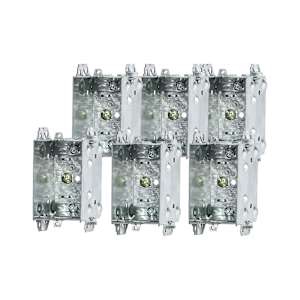NEKTRA Rectangular 2 1/2 in. Outlet Boxes Pkg/6