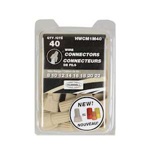 Multi-Wire Winged Wire Connectors Pkg/40 Beige