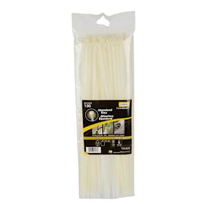 Attaches autobloquantes pour fils 14 po Pqt/100