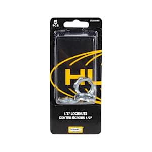 HUBBELL Outlet Box Locknuts 1/2 in Pkg/5