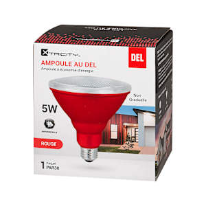 PAR38 LED Light Bulb Red 12 W