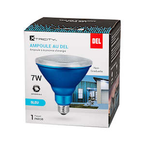Ampoule DEL PAR38 bleu 12 W