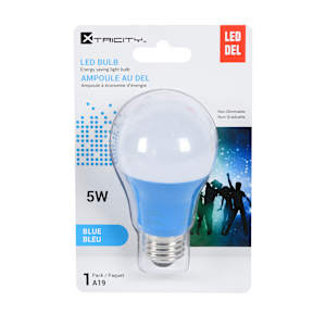 A19 LED Light Bulb Blue 6 W