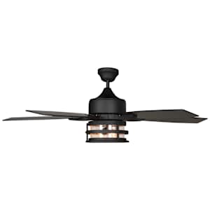 Duffy Ceiling Fan Black 52 in.