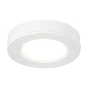 Rondelles d'éclairage DEL blanc chaud Pqt/3