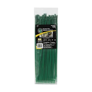 Attaches autobloquantes pour fils 8 po Pqt/100