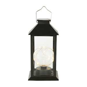 VERTUO Giant Globe Solar Energy Lantern Black