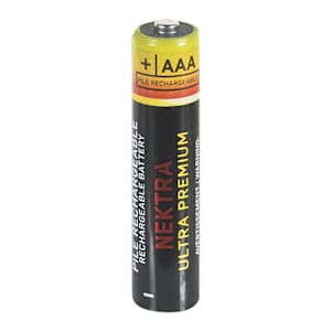 NEKTRA Ultra Premium Rechargeable Batteries AAA Pkg/4