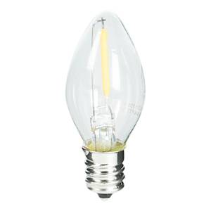 Ampoules DEL C7 blanc chaud 0,5 W Pqt/2