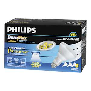 BR30 Indoor Reflector Light Bulb 65 W Pkg/3