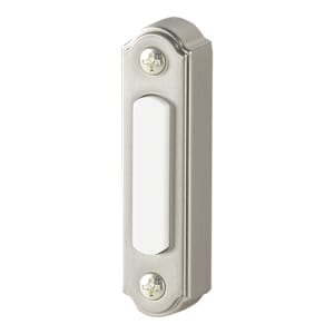 Illuminated Wired Metal Doorbell Push Button Nickel