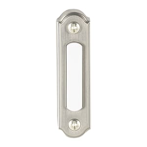 Illuminated Wired Metal Doorbell Push Button Nickel