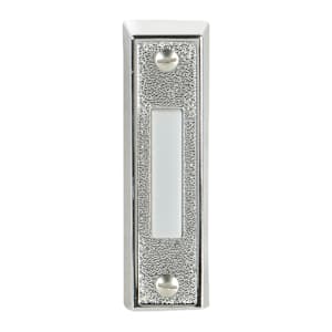 Illuminated Wired Doorbell Push Button Silver