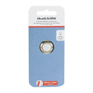 Illuminated Wired Doorbell Gold
