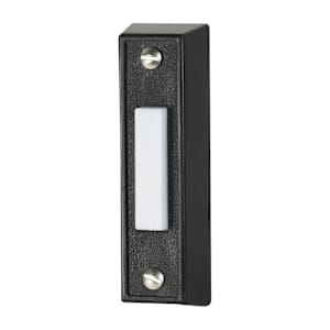 Wired Doorbell Push Button Black