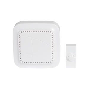 Wireless Doorbell with Push Button White