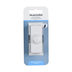 Wireless Doorbell Push Button White