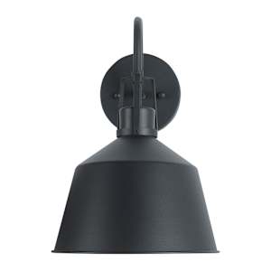 Ezio 1-Light Outdoor Wall Mount Black