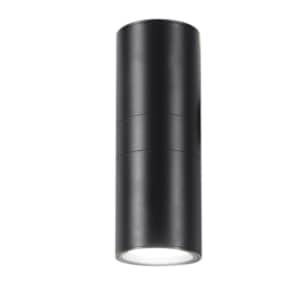 VERTUO Cilindro 2-light Outdoor Wall Mount Black